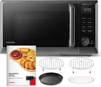 Oven Air Fryer，Convection, Speedy Combi, Even Defrost 11.3'' Turntable Sound On/Off, 27 Auto Menu&47 Recipes， 1