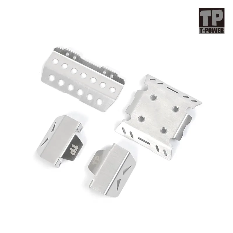 T-POWER MJX 1/8 H8H Westward Modification Upgrade Parts Guard Plate Metal Chassis Armor Electric Remote Control Car Accessories, rc car chassis armor