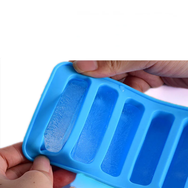 Long Cylindrical Ice Tray Jelly DIY Ice Mold Plastic TPR Thin Ice Cube Tray  - China Ice Tray and Kitchenware price