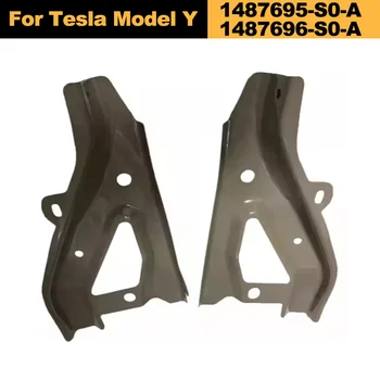 1487695-S0-A 1487696-S0-A Per Tesla Model Y Piastra Parafango Anteriore Inferiore Staffa di Supporto Parafango 2020 2021 2022 2023 2024 NUOVO