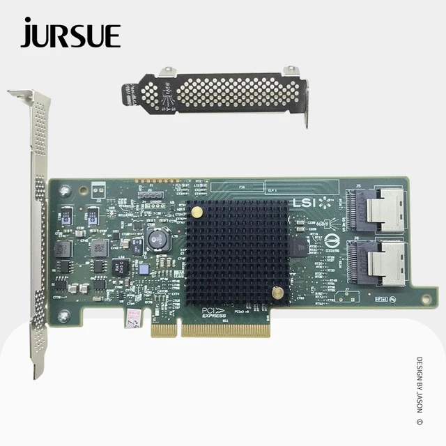 HP LSI 9217-4i4e SAS RAID Controller Card – 6Gb/s, Includes Cables, Excellent Used Condition