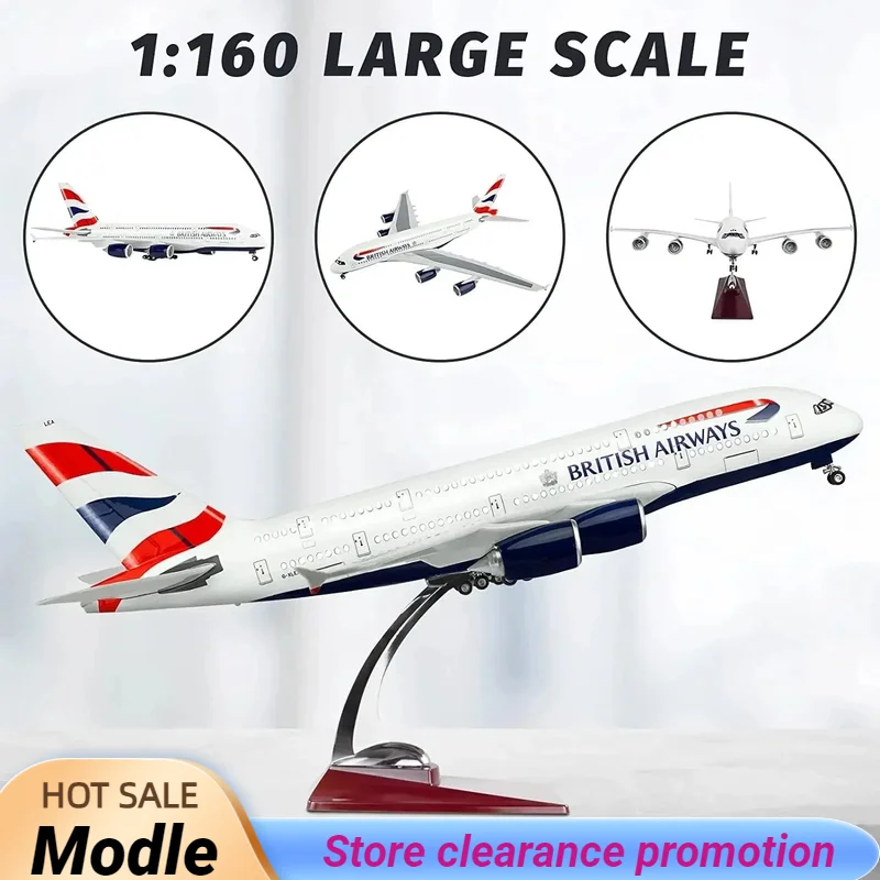 

Женский масштаб 1:160, большой модели самолета Великобритании 380, модели самолетов, литые самолеты с искусственными элементами для коллекции или игрушки в подарок