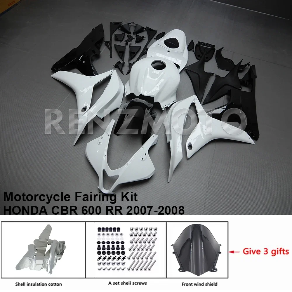 

Motorcycle Fairing Set Body Kit Plastic For HONDA CBR600 RR CBR600RR 2007-2008 Accessories Injection Bodywork H0607-124A