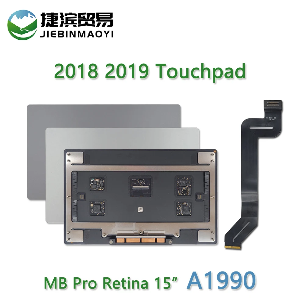 Touchpad Originale A1990 Per Macbook Pro Retina 15.4 "A1990 Trackpad Con Cavo Argento Spazio Grigio Colore 2018-2019 Anno