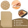 100Pcs Air Fryer Paper for Ninja Disposable Non-Stick Oil-proof Paper Kitchen Baking Micro-wave Barbecue Oven Fryer Papers 2