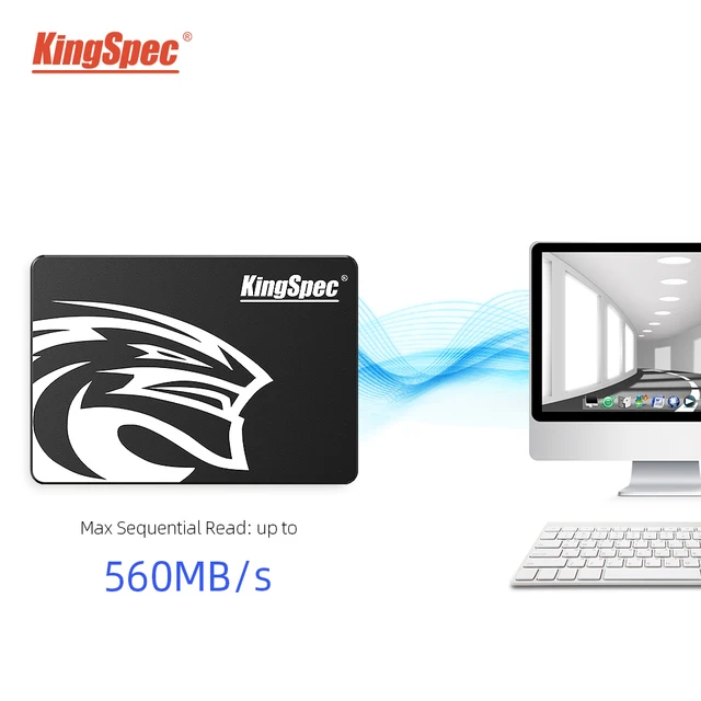 KingSpec 2.5 SATA3 128GB 256GB 512GB SSD Disk HDD SATA III 120GB 240GB 480GB Internal Solid State Hard Drive for Desktop Laptop 4