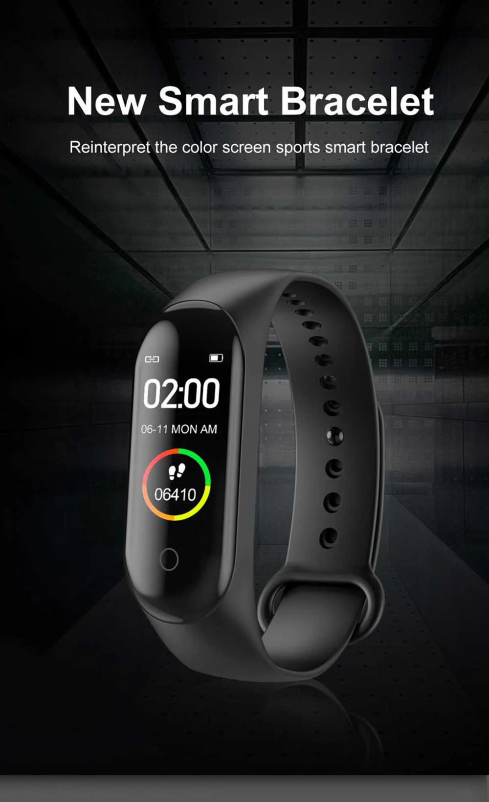 2021 M4 Smart Band Bracelet Calorie Pedometer Running Fitness Tracker For Men Women Sports Fashion SmartWatch For Xiaomi Huawei