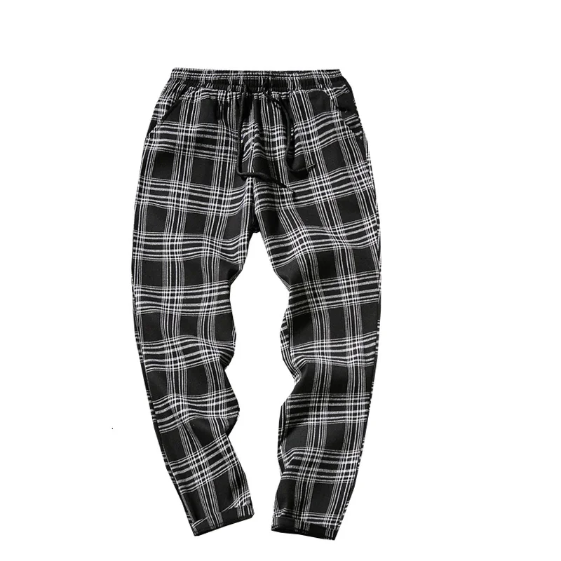 Harajuku Plaid Pants Women's Pants 2022 Fashion Streetwear Women's Harem Pants Autumn Ladies Casual Pants XL Sweatpants Women
