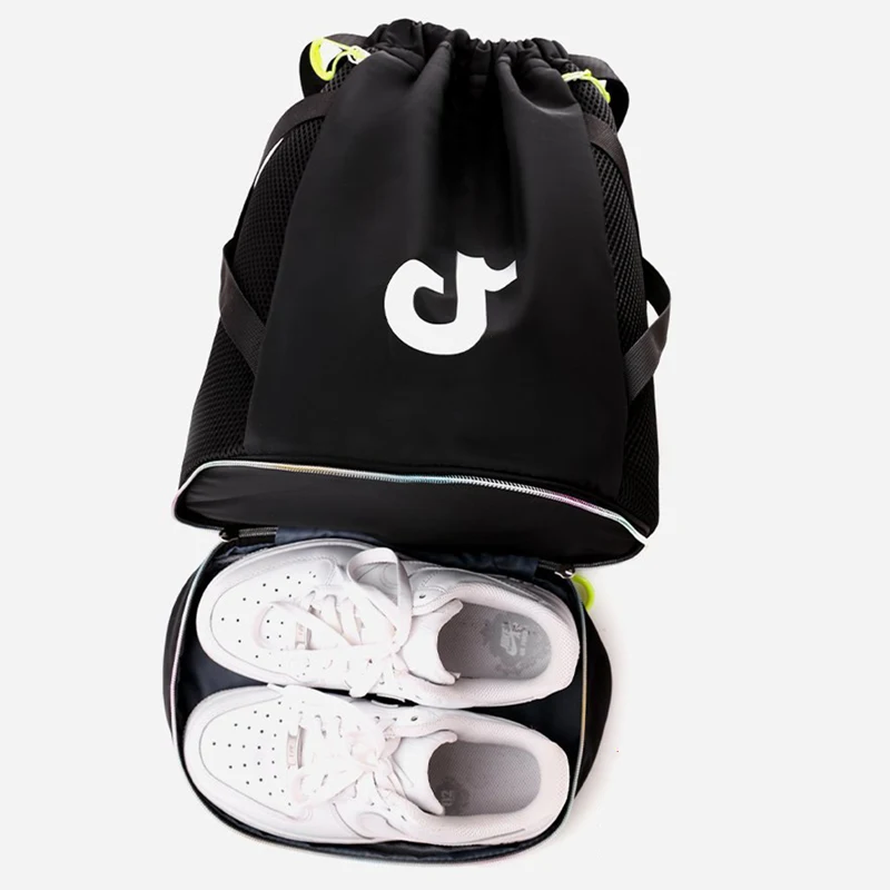 Waterproof Gym Fitness Travel Sport Bag Portable Hiking Climbing Backpack Basketball Soccer Pouch Combo Dry Wet Separation Bag