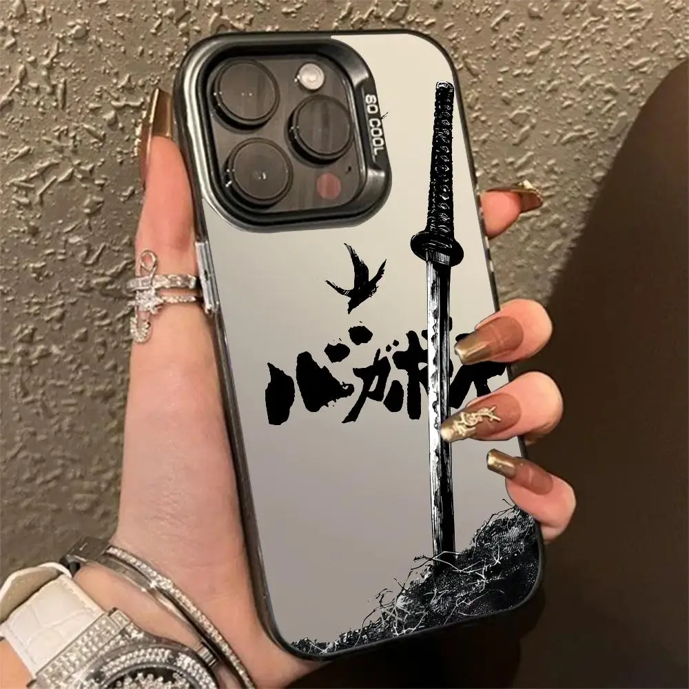 Japanese Comics Vagabond Samurai Plating Matte Phone Case Cover