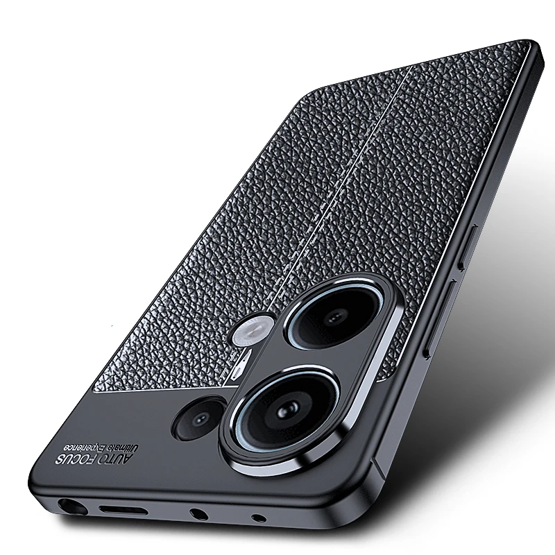 Per Poco M6 Pro Custodia Cover Xiaomi Poco M6 Pro Capas Protezione Antiurto Per Lenti Paraurti Armatura Tpu Morbida Pelle Fundas Poco M6 Pro