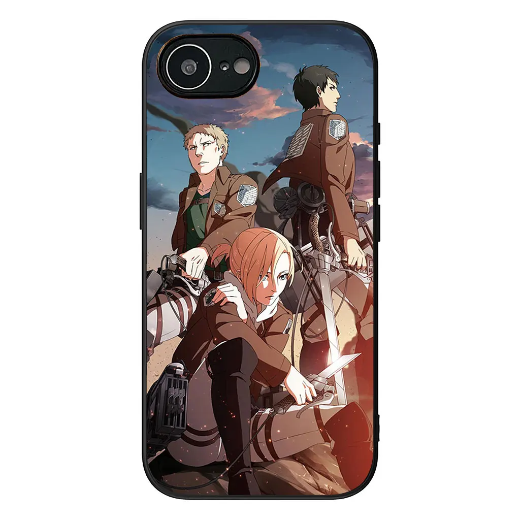 Attack Jaeger & Levi Anime Protective Phone Case - Sleek Design