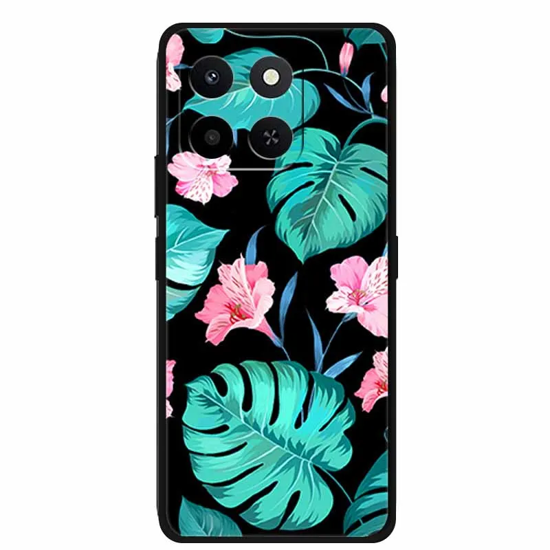 3D Lovely Floral Soft Silicone Phone Case - TPU Protector