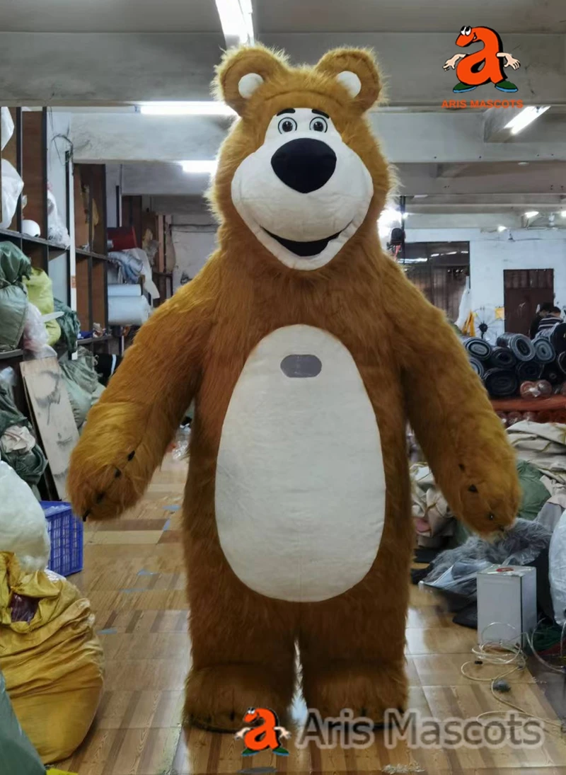 Giant Inflatable Bear Mascot Costume Adult Full Blow Up Suit for