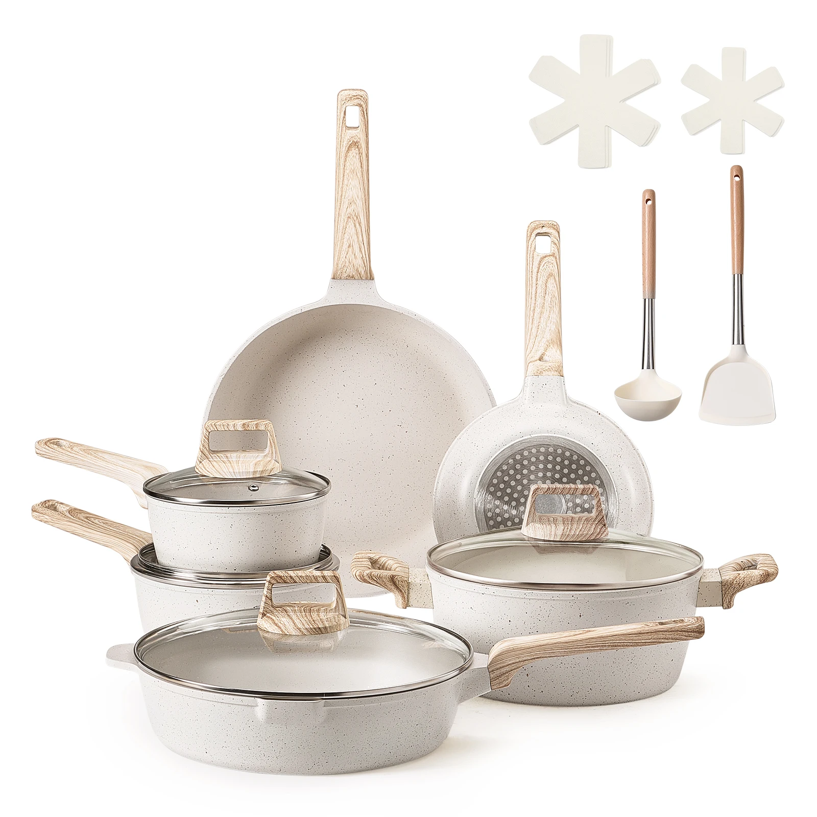 17-Piece Granite Cookware Set 1