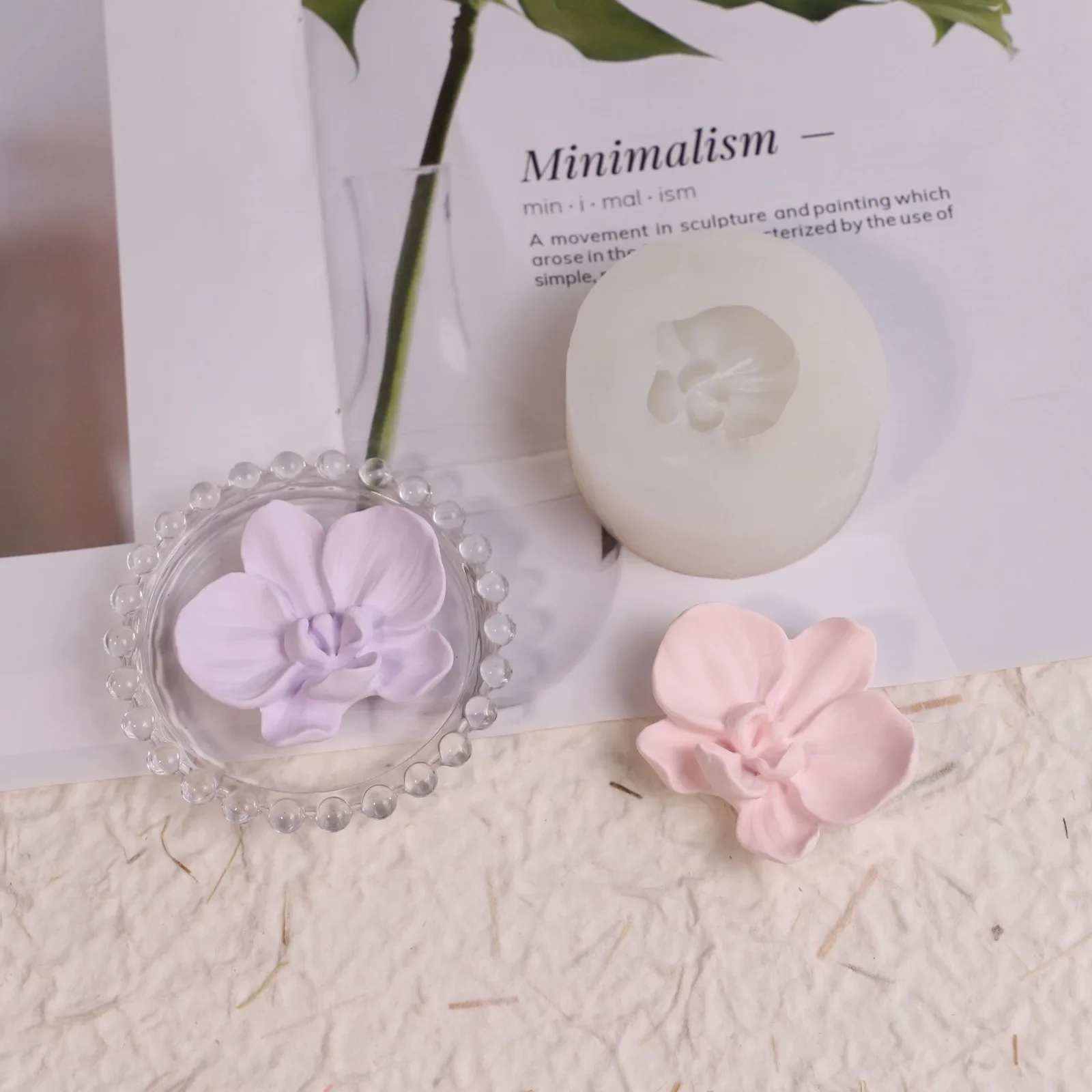 Butterfly Orchid Silicone Mold DIY Handmade Flower Soap Mold