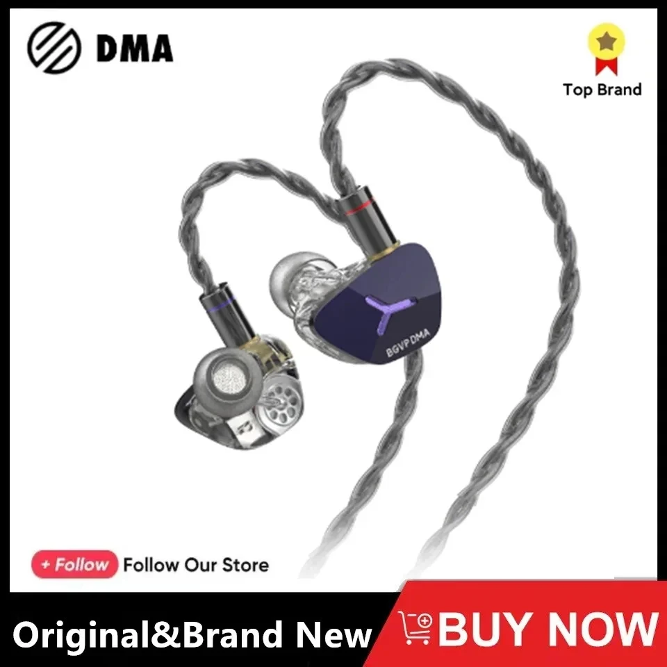 

BGVP DMA Bone Conduction In-ear Earphone Driver Armature Hybrid Unit HIFI PZT Bone Conduction Monitor Wired Earbud Headphone