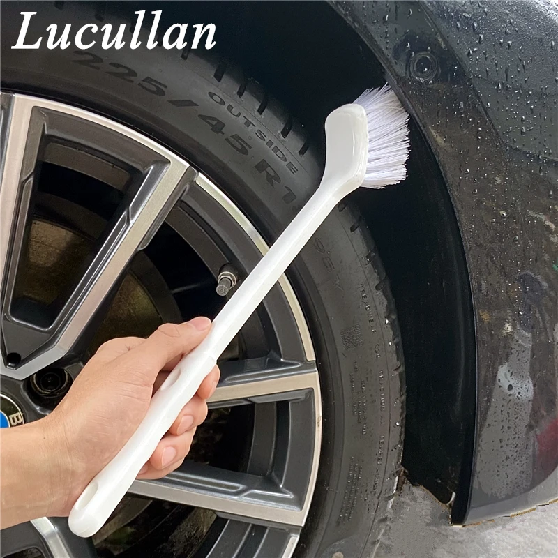 Cepillo Aplicador Para Neumáticos - 2 Piezas, Microfibra Suave, Mango Ergonómico, Para Limpieza De Coche