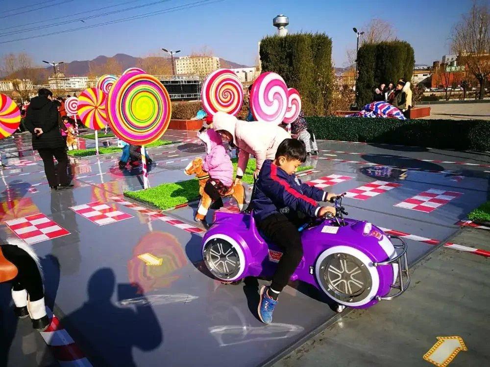 Mini Motocicleta Elétrica para Crianças, Popular Funfair Motorbike, Prince Motorbike para diversão