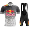 Red Bull Sportswear Mountain Cycling Clothing Uniform Jersey Men Men's Bike Shorts Man Mtb Pants 2024 Outfit Set Sports Team Bib 5