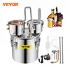 VEVOR 3Gal 5Gal 9.6Gal Moonshine Still Alcohol Apparatus Domestic Water Distiller Beer Dispenser Making Machine for Wine Brandy 1