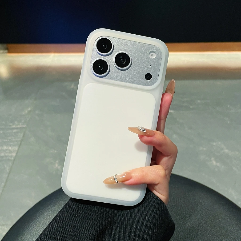 Vibrant Matte Shockproof Protective Phone Cover Case with Skin-Feel Texture