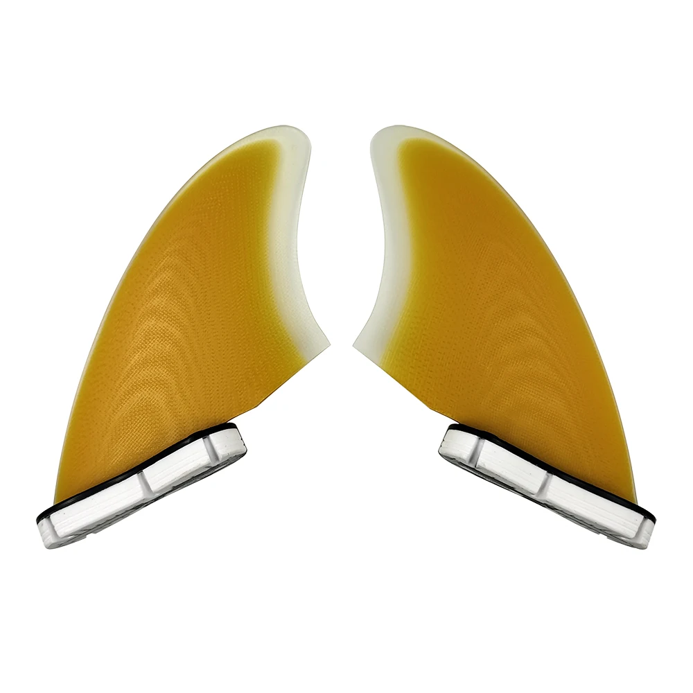K2 Surfboard Fins For UPSURF FCS 2 Fin Boxes Keel Quilhas Fibreglass Twin tabs Fins Stabilizer Side Twin Set Surf