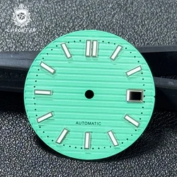 Ice - Blue Dial with Green Lume for Automatic Movement Watches, 30.5mm (D09 iceblue)
