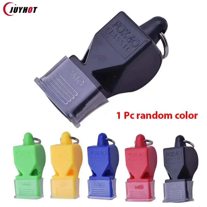 

Outdoor Survival School Company Game Tools Football Basketball Running Sports Training Referee Coach Plastic Whistle w/ Lanyard