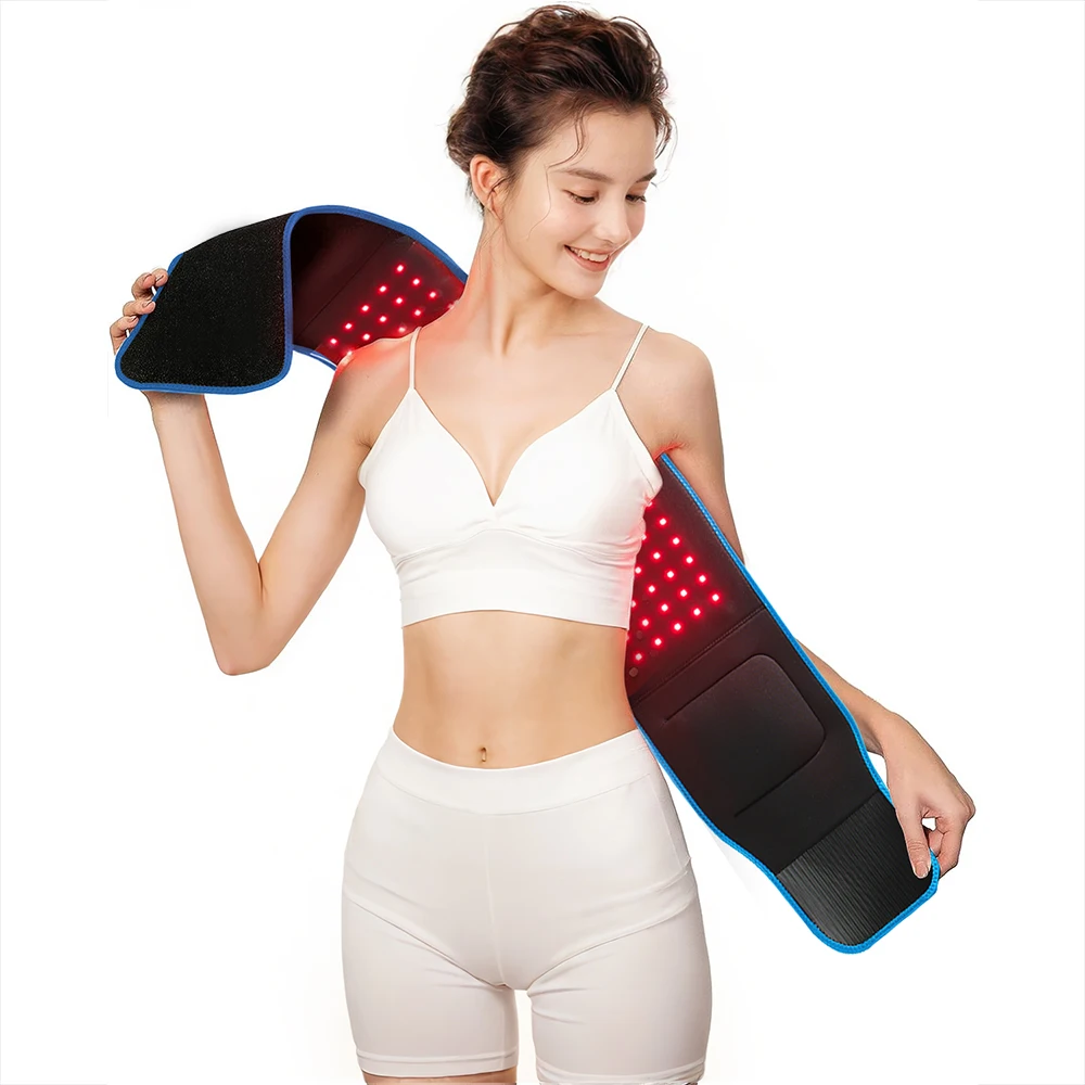 

660NM&850NM Red Light Therapy Belt Near Infrared Led Wrap Back Pain Relief Pad Home Wearable Belt Deep Penetrating Body Joints