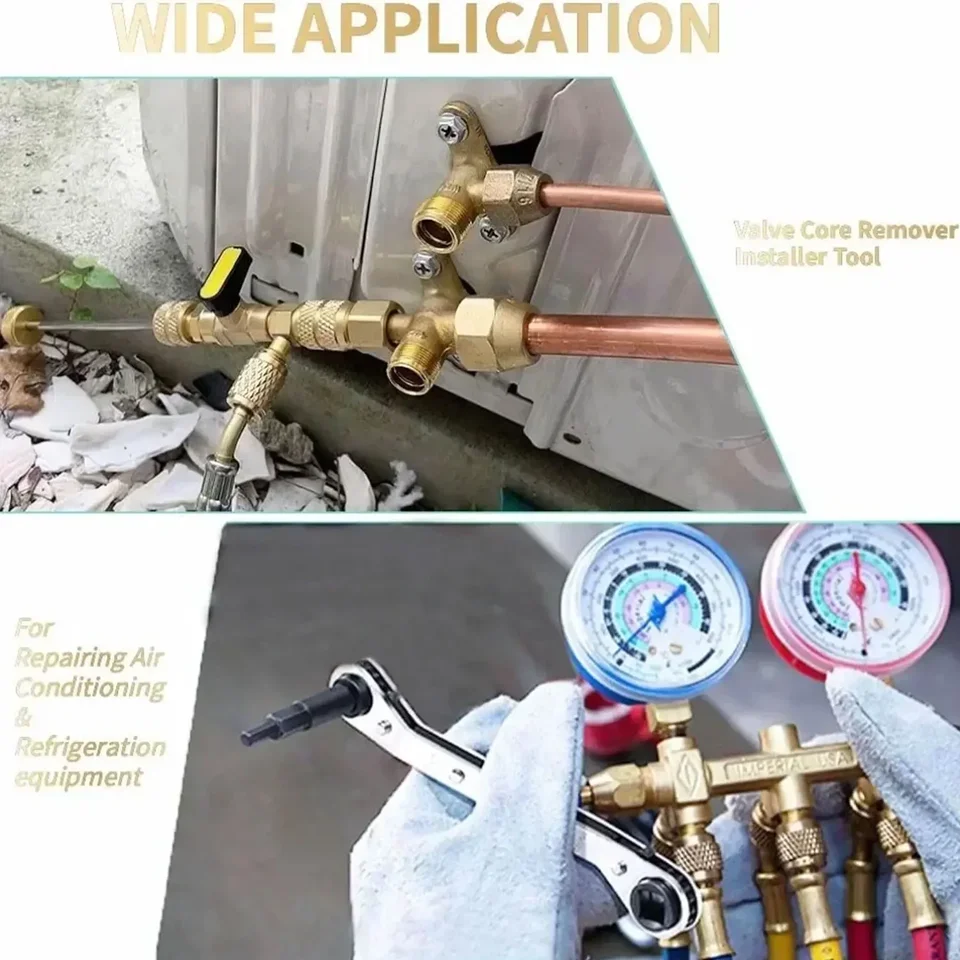 Entradas De Remoção Do Núcleo Da Válvula Hvac De Porta Sae D - Foto 14