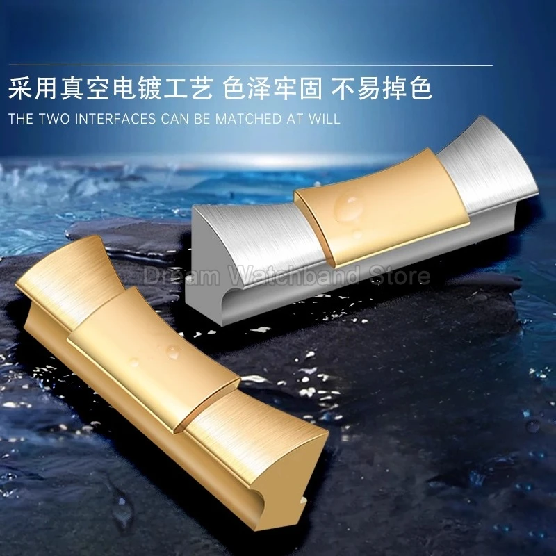 Exquisite Premium Stainless Steel Watchband End Link with Fine-Polished Finish