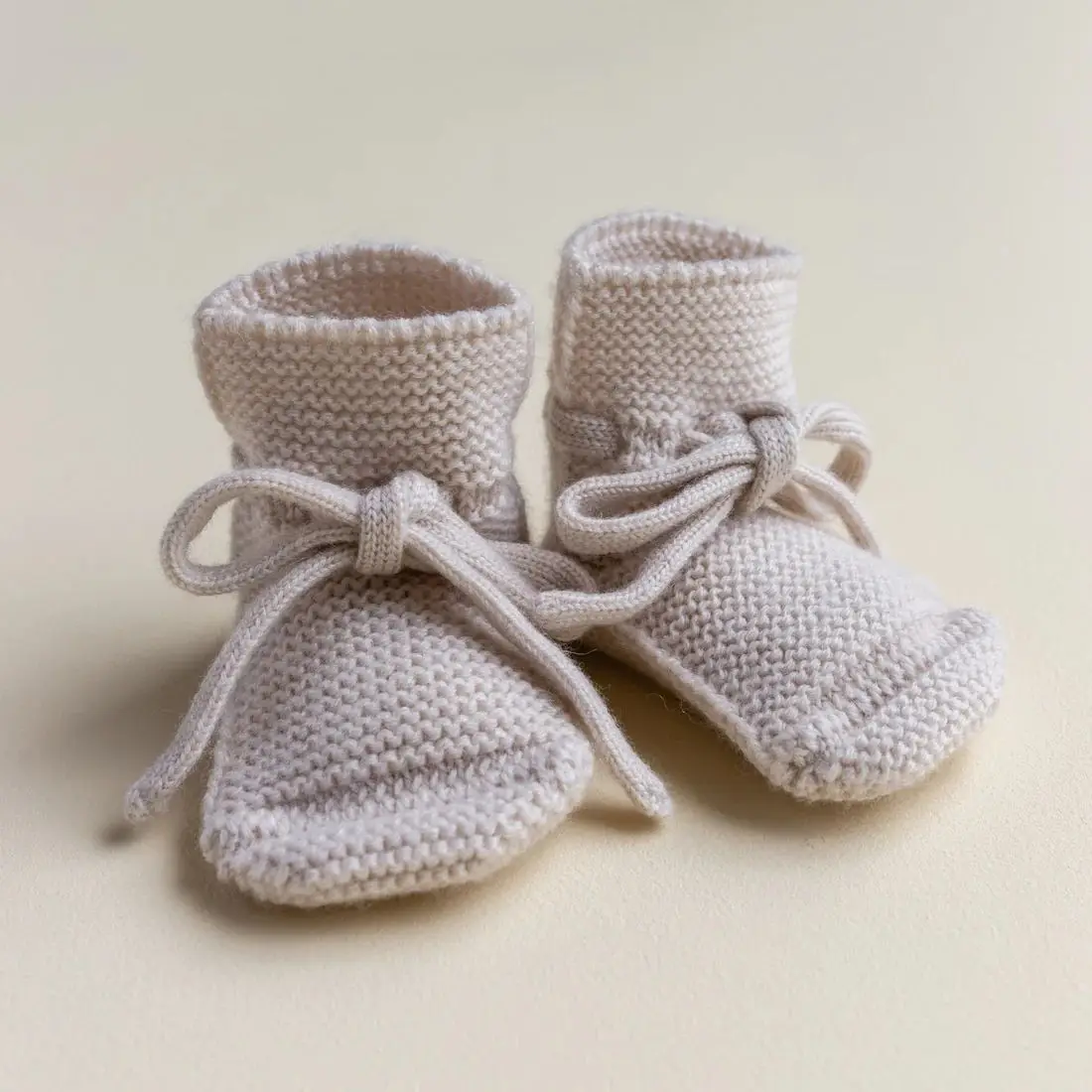Cute Infant Baby Booties Autumn Winter Knit Merino Wool Warm Baby Socks