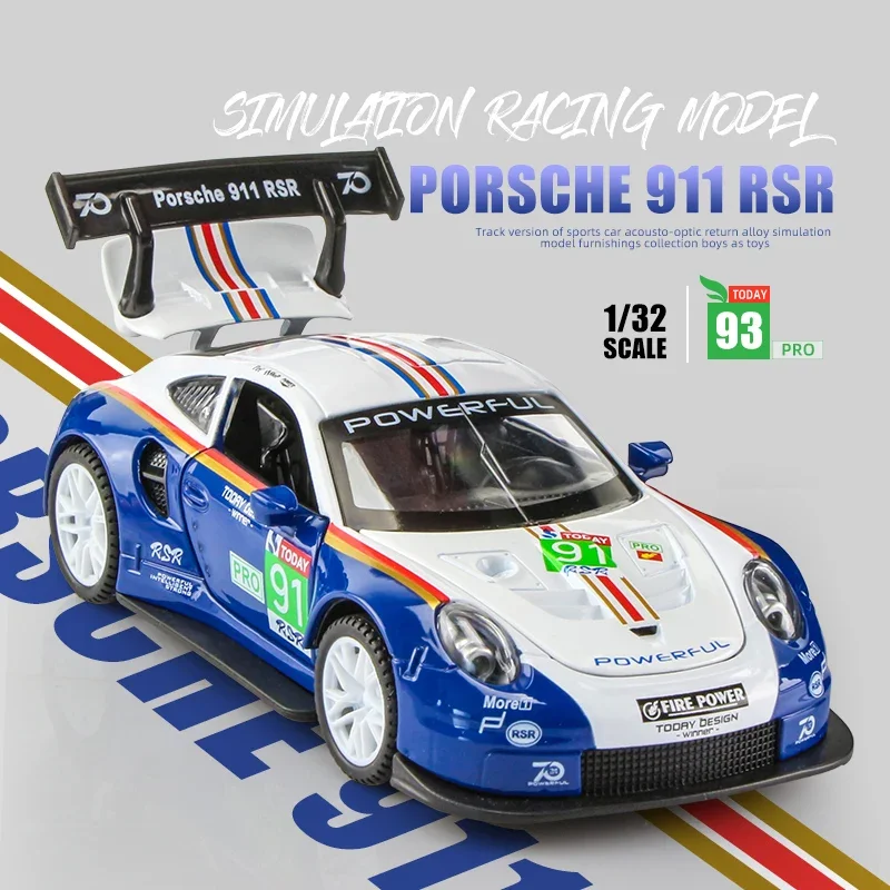 Solido 1/18 For Porsche 911 Rsr Outlaw Metal Diecast Model Car Toys Gifts  Silver Collection Ornaments Display - Railed/motor/cars/bicycles -  AliExpress