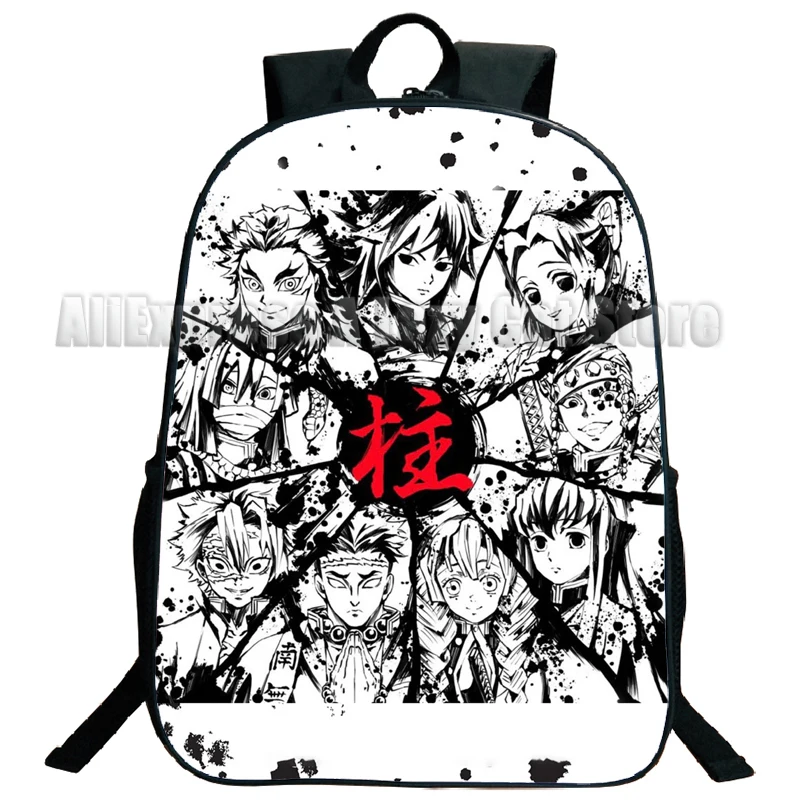 Demon Slayer Kimetsu No Yaiba Backpack for Girls Boys Kamado Nezuko Travel Rucksack Anime Teens School Knapsack 5