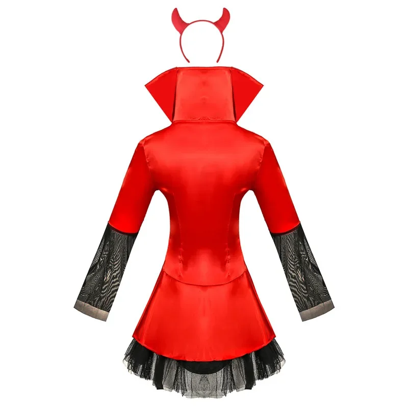 Robe Vampire Diablesse Noire et Rouge – photo 13