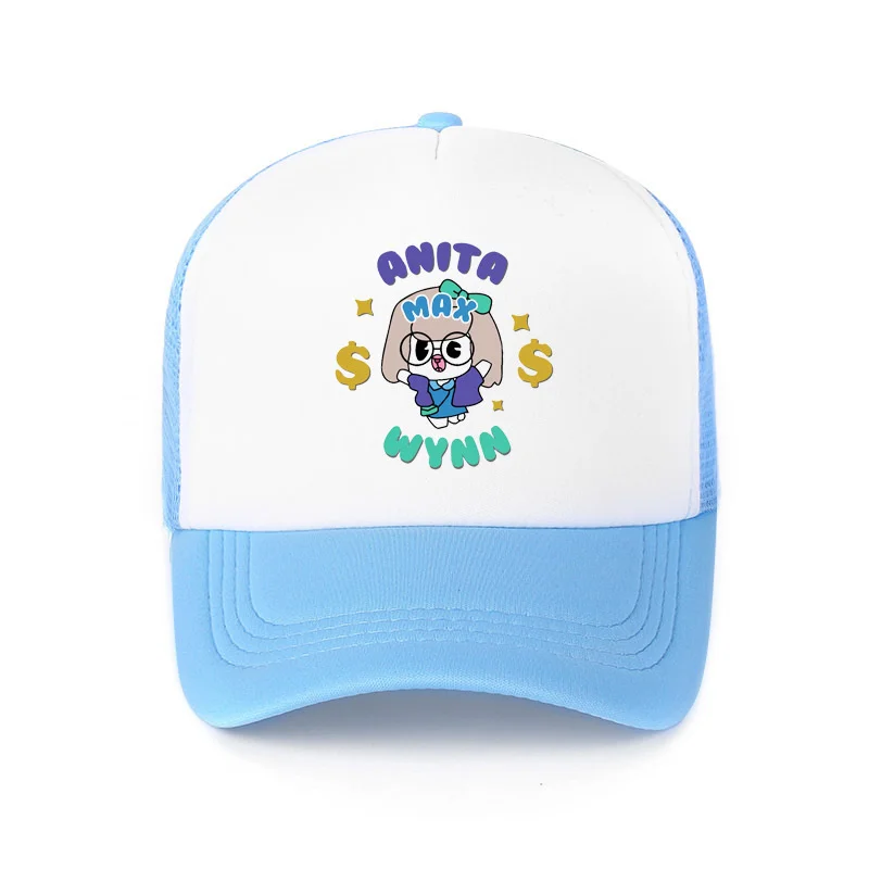 

Anita Max Wynns Foam Trucker Hat Trendy Cute Mesh Snapbacks Caps Hats Girl Daily Sun Beach Fisherman Cap Female Summer Cap
