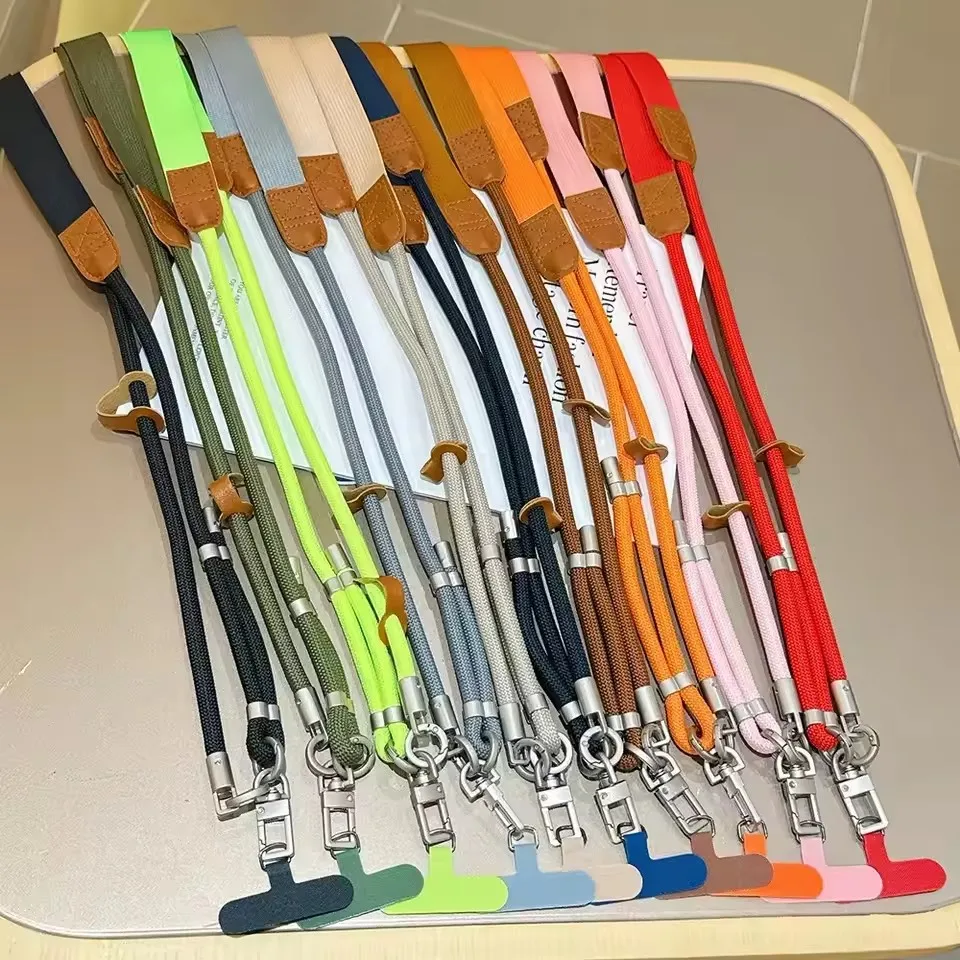 Adjustable Crossbody Phone Lanyard with Wide Straps