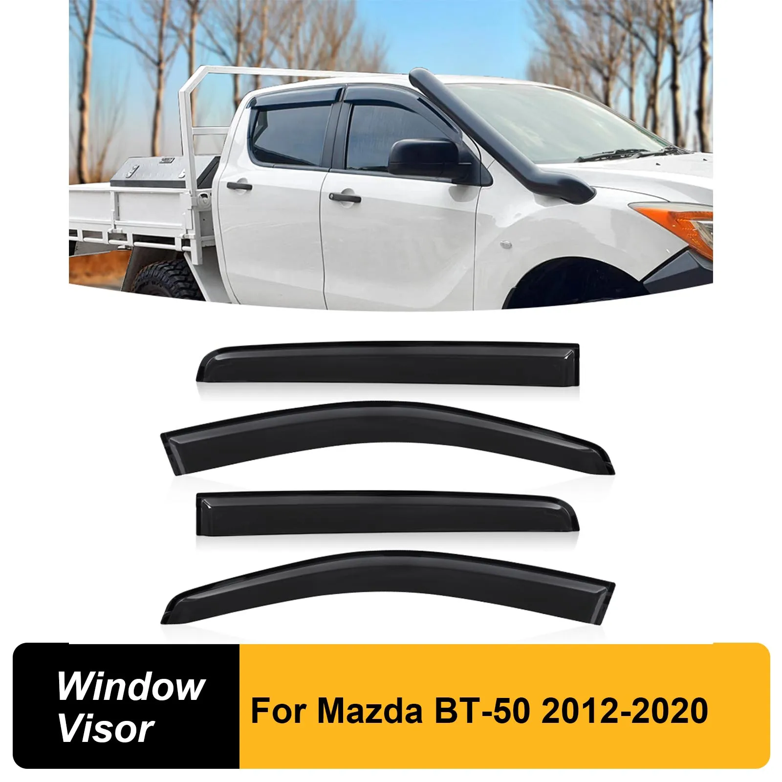 Mazda BT-50 Window Visors – 1