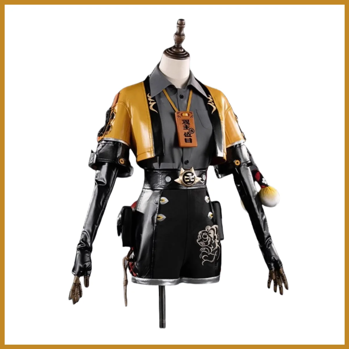 Zenless Zone Zero: Ju Fufu | Yellow Yunkui Summit Uniform Cosplay Costume Set 48 Zenless Zone Zero Yunli Yunkui Summit Uniform Cosplay Costume