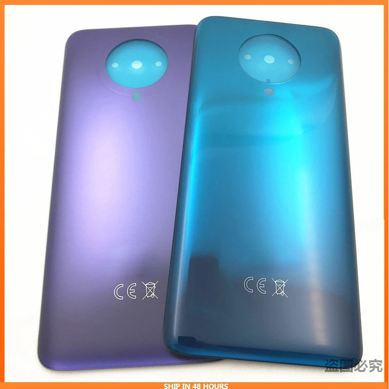 

Крышка батарейного отсека для Xiaomi Poco F2 Pro, Задняя стеклянная панель, задняя крышка корпуса, замена для Poco F2 Pro