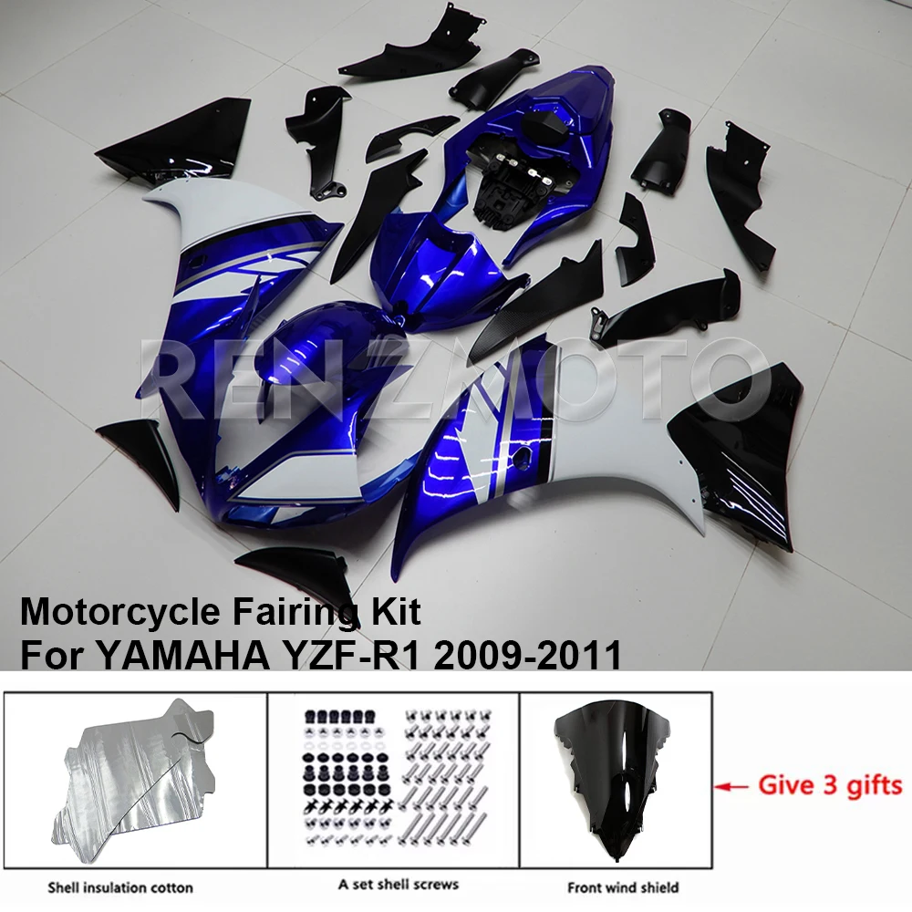 

Motorcycle Fairings Kit Fit For YZF-R1 2009-2011 Custom Bodywork Set ABS Injection Full Mold Y1009-111a