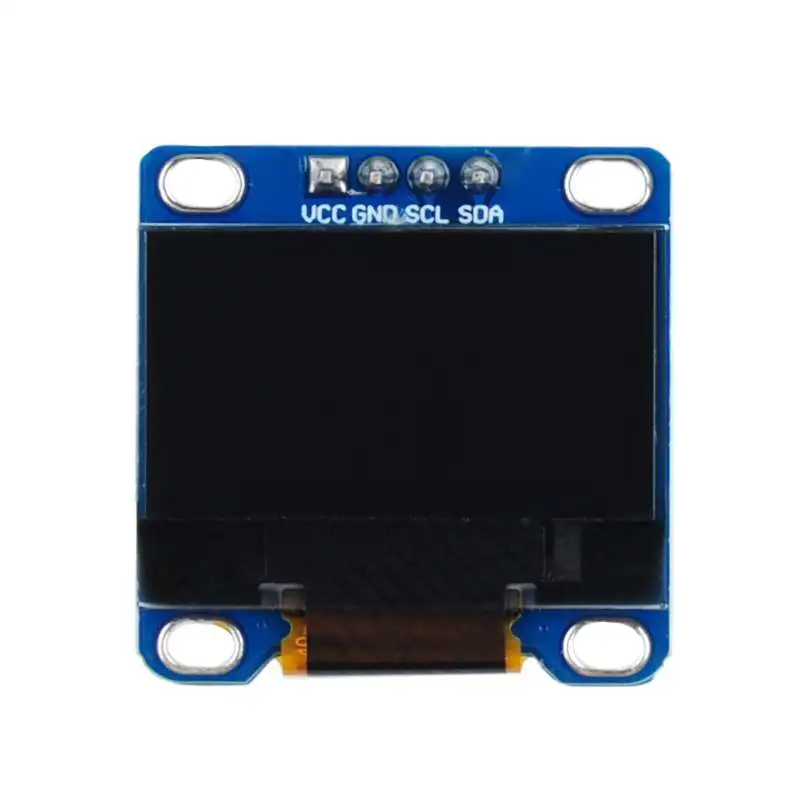 RCmall 0.96 Inch Blue OLED Module I2C IIC Serial 128X64 LCD LED Display for Arduino 51 MSP420 STIM32 SCR