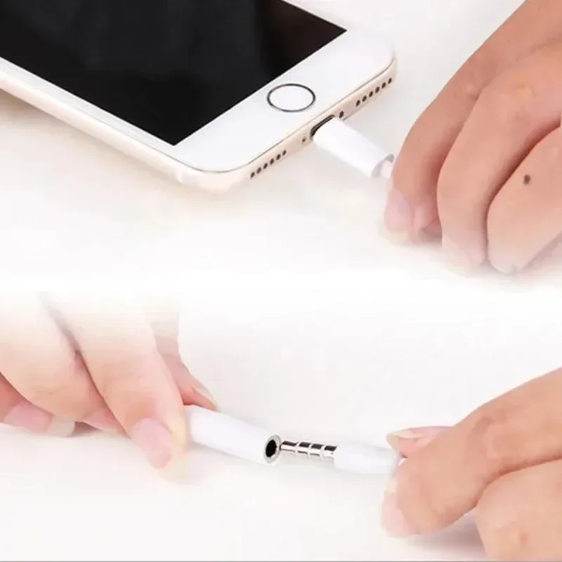 1/2/3/4/5/6PCS For Lighting Headphone Adapter for IPhone 12Mini SE 2020 XS XR X 8 7 + IOS To 3.5 Mm Jack AUX Audio Cable