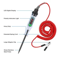 New Car Truck Voltage Circuit Tester Auto 6V 24V Tools Car diagnostic Probe Test Pen Light Bulb Electric Measuring Pen Tools 5