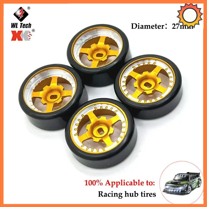 Replacement Rubber Wheel Tires 4PCSSET for 1/28 Wltoys 284131 K969 K979 K989 P929 RC Car Off-Road Buggy Truck Car Upgrade Parts