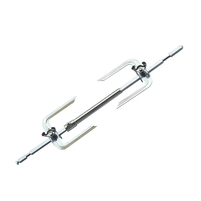 Mikrohullámú Sütő Sült Csirke Állvány Forgó Villák Grill Otthoni Grillezett Rúd Levegő Tartozékok Rozsdamentes Acél