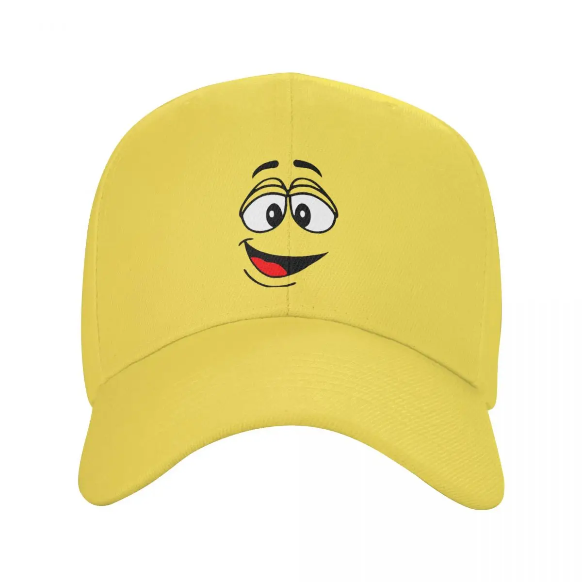 

Classic Unisex Cartoon Chocolate Yellow Candy Faces Baseball Cap Adult Adjustable Dad Hat Women Men Outdoor Snapback Hats