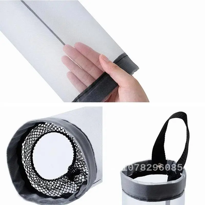 

Plastic Bag Holder Wall Mount Home Grocery Bag Dispenser Hanging Storage Trash Garbage Bag Kitchen Organizer