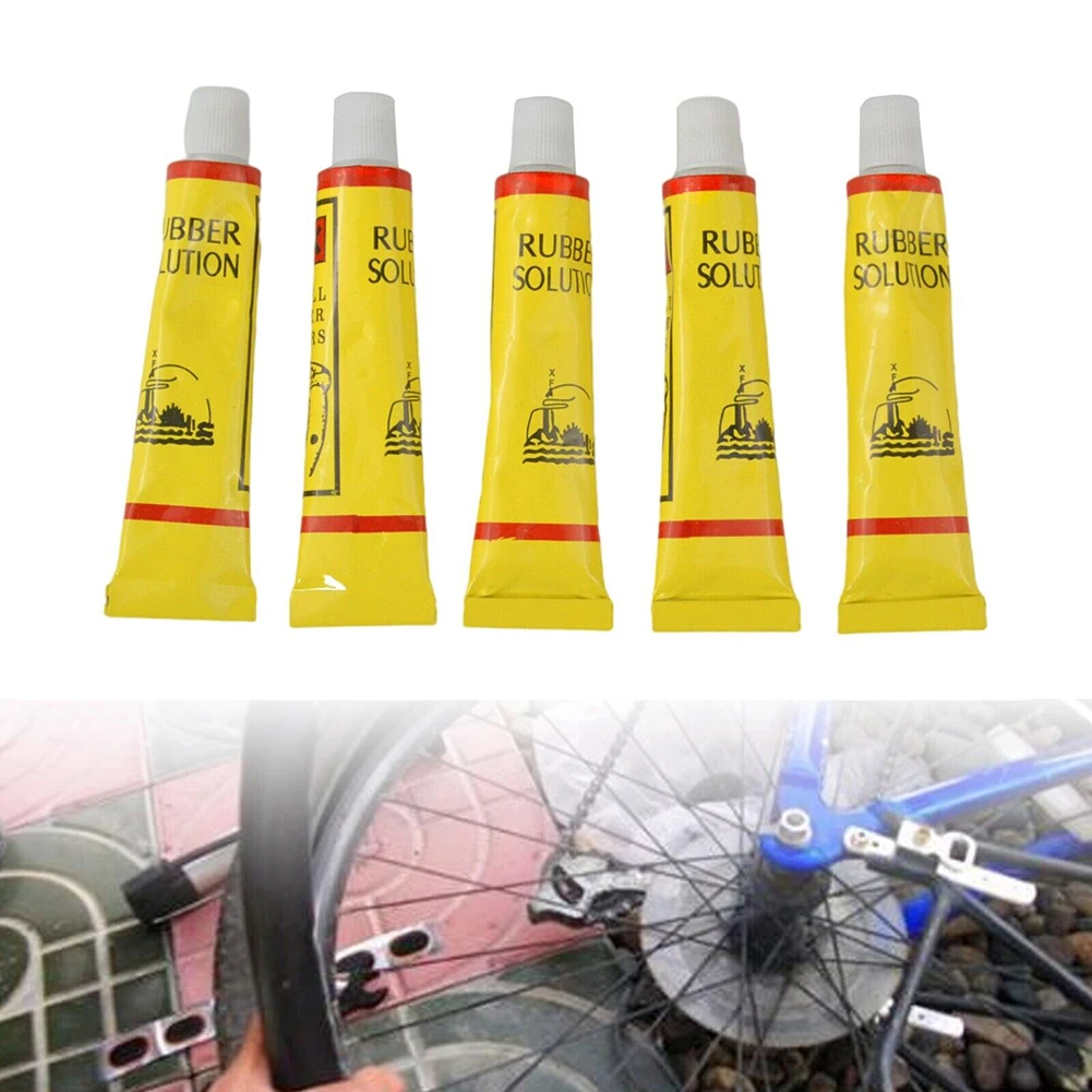 

5Pcs Car Tire Repair Glue Bicycle Motorcycle Tire Tube Patching Glue Cement Adhesive Puncture Repair Accessories For Vehicles
